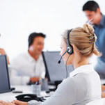 Customer Service Representatives answering calls